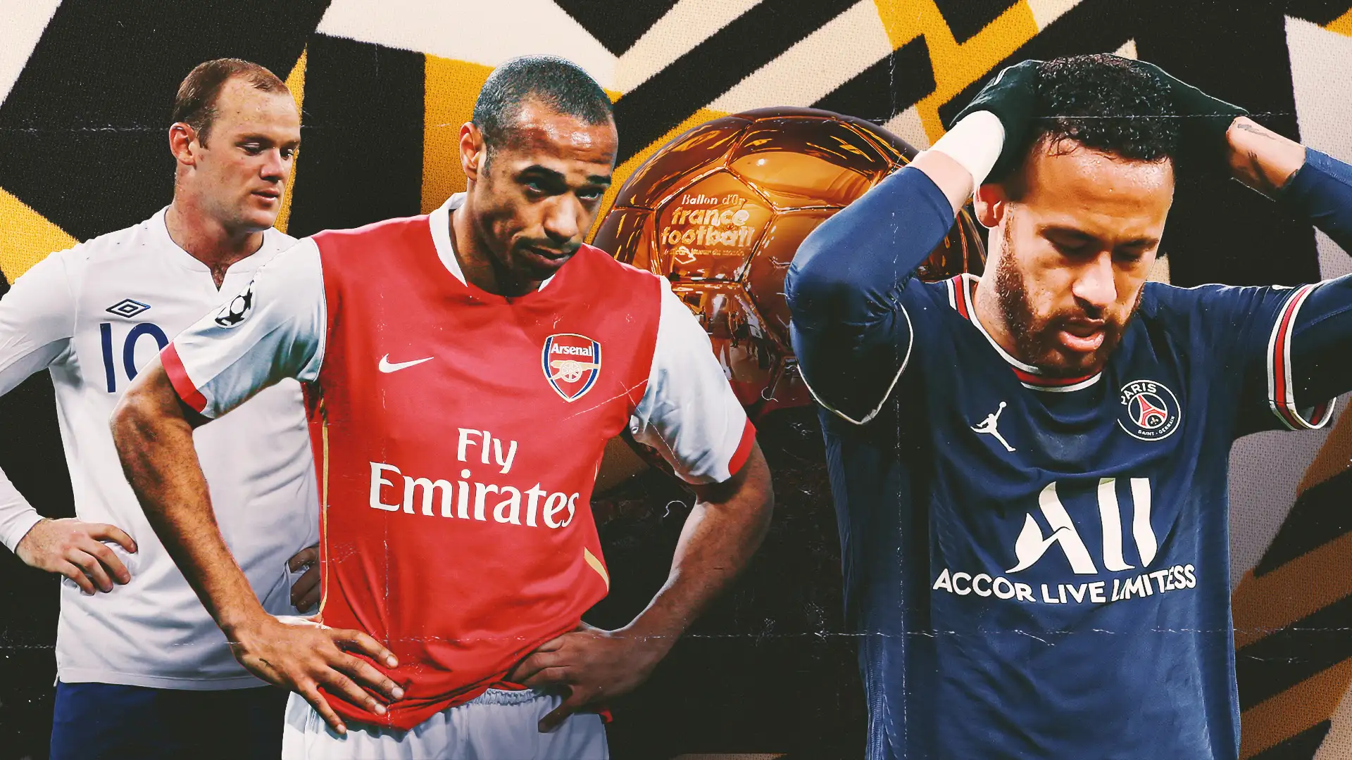 Ảnh bài viết Neymar, Rooney và 10 danh thủ nức tiếng chưa từng giành Quả bóng vàng