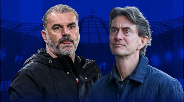 So sánh thống kê của Postecoglou và Frank tại Spurs.