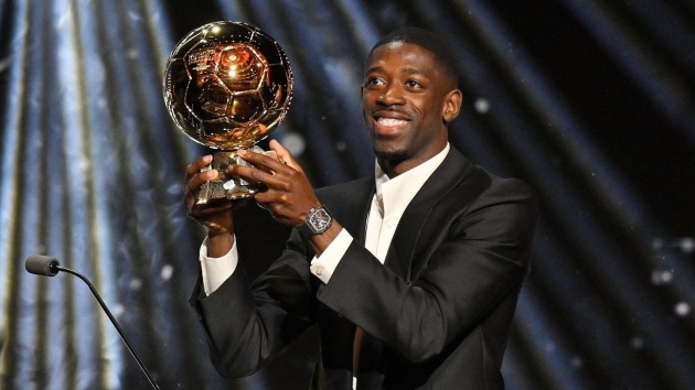 Dembele lột xác ngoạn mục để giành QBV 2025.