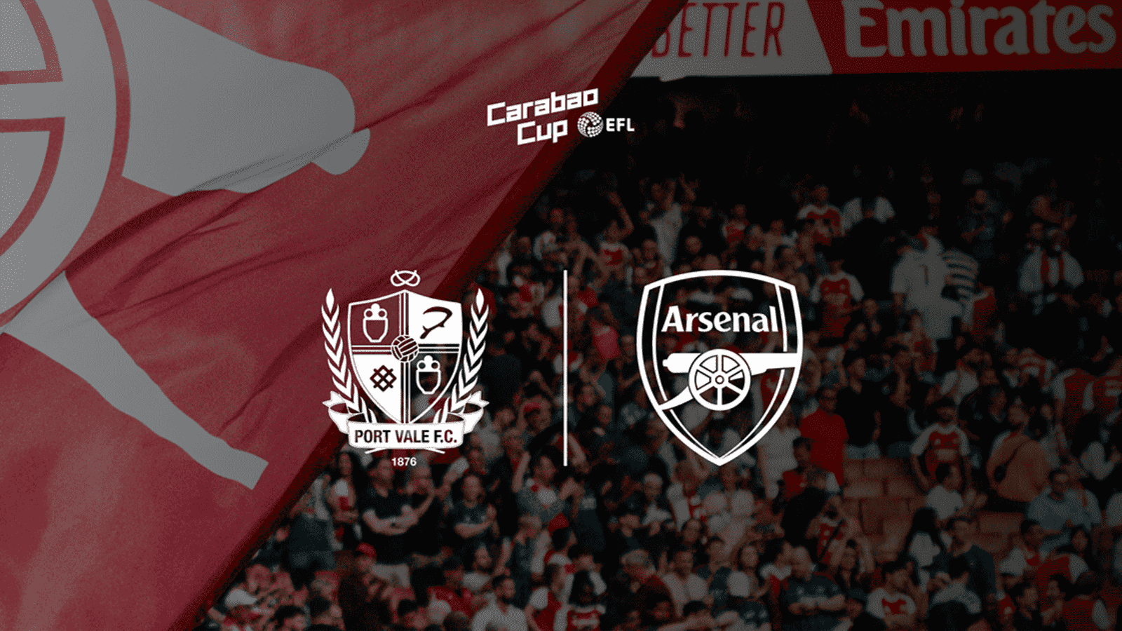 Arsenal chuẩn bị làm khách trên sân của Port Vale.