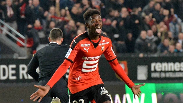 Dembele có nhiều năm gắn bó với Rennes.