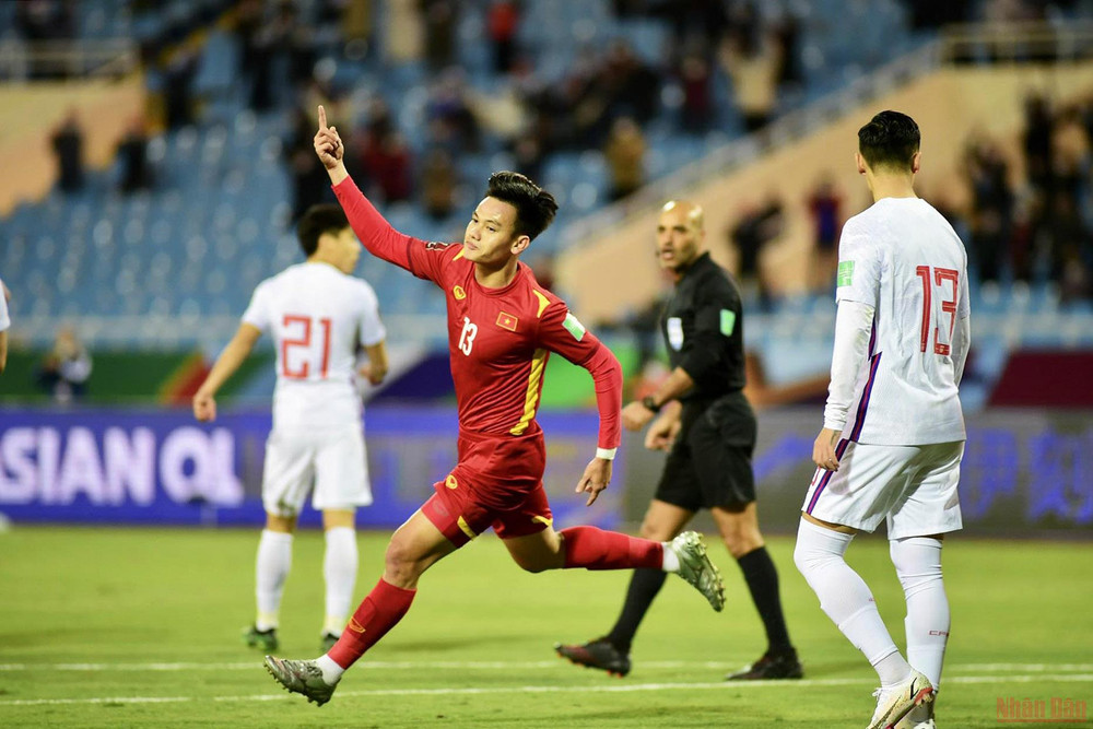 ĐT Việt Nam đánh bại Trung Quốc ngay dịp Tết Nguyên đán 2022.