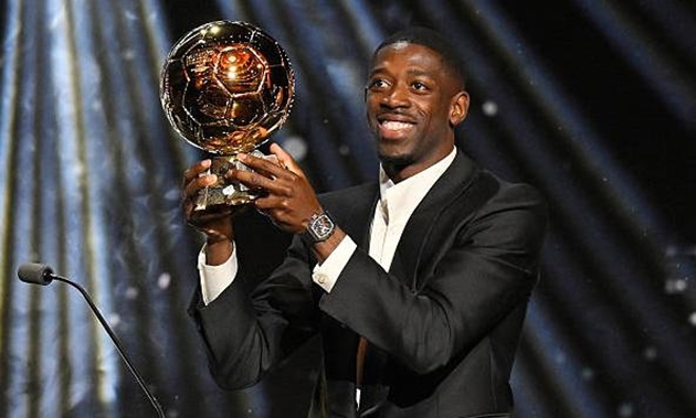 Ousmane Dembele giành Quả bóng Vàng 2025.