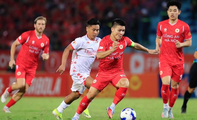 Công An Hà Nội chơi tương đối tốt tại V-League.