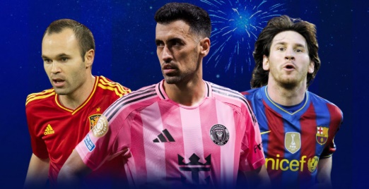 Ảnh bài viết Messi, Iniesta và những ngôi sao chơi nhiều trận nhất với Busquets