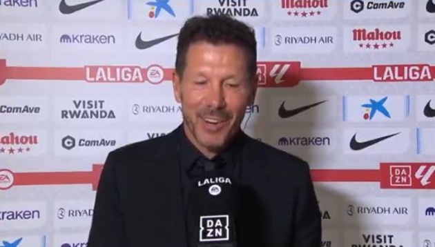 Simeone vừa có chiến thắng bùng nổ trong trận derby.