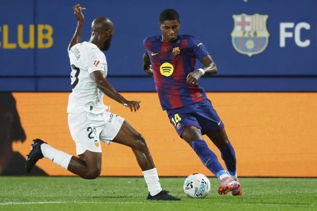 Rashford đang dần bắt nhịp ở Barca.