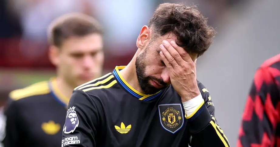 Bruno vừa mới sút hỏng quả 11 mét trong trận gặp Brentford.