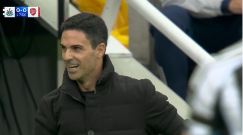 Ảnh bài viết Biểu cảm của Arteta khi trọng tài từ chối quả 11 mét cho Arsenal