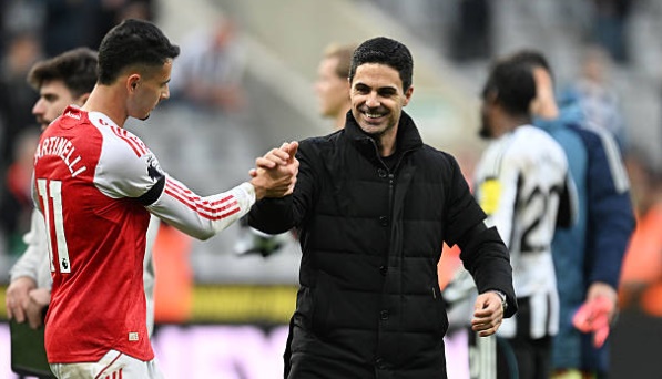 Arteta hài lòng với 3 điểm mà Arsenal có được.