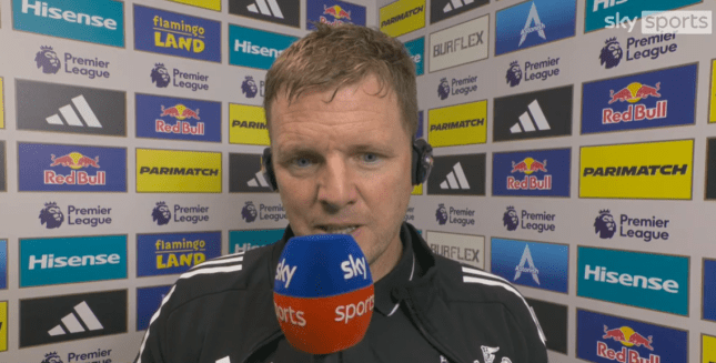 Ảnh bài viết Eddie Howe nêu tên cầu thủ Arsenal thay đổi cục diện trận đấu