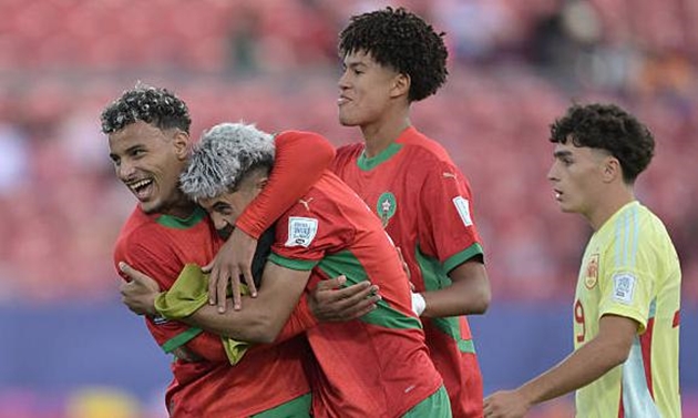 U20 Morocco bất ngờ đánh bại U20 Tây Ban Nha với tỷ số 2-0.