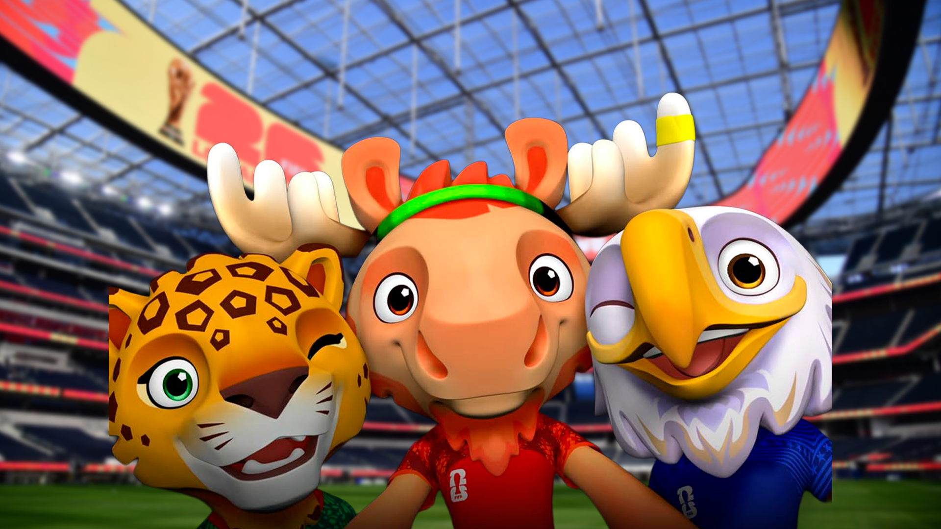 FIFA công báo 3 linh vật đại diện cho các quốc gia đăng cai World Cup 2026
