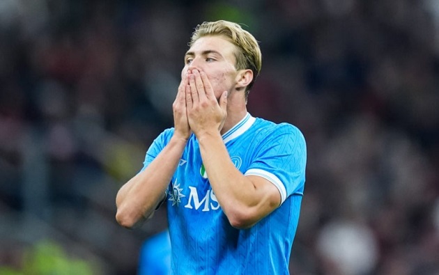 Hojlund gây thất vọng ở trận gặp Milan.