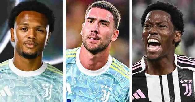 3 chân sút chưa mang lại yên tâm cho vị trí tiền đạo của Juventus