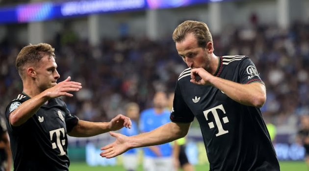 Kane liên tục ghi bàn cho Bayern.