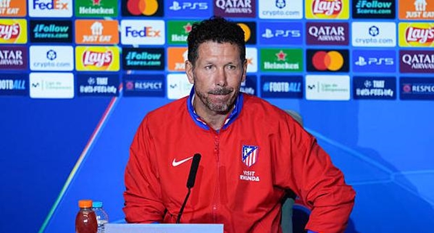 Diego Simeone muốn Atletico Madrid cải thiện lối chơi.
