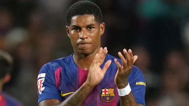 Rashford đang chơi tốt ở Barcelona.