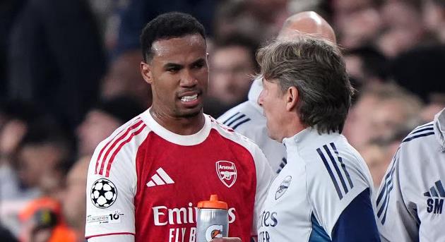 Ảnh bài viết Gabriel dính chấn thương, Arteta trấn an người hâm mộ