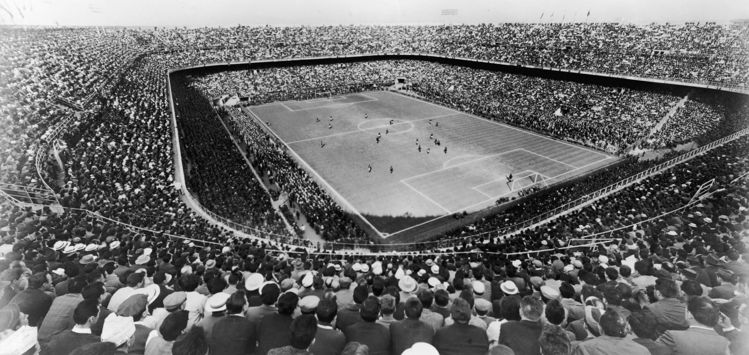 Một trận đấu tại San Siro những năm 1950