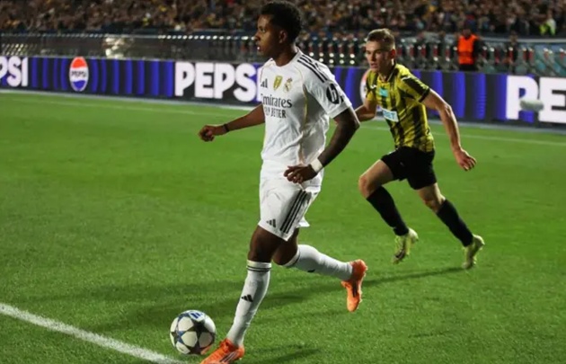Rodrygo gây ấn tượng tại Champions League