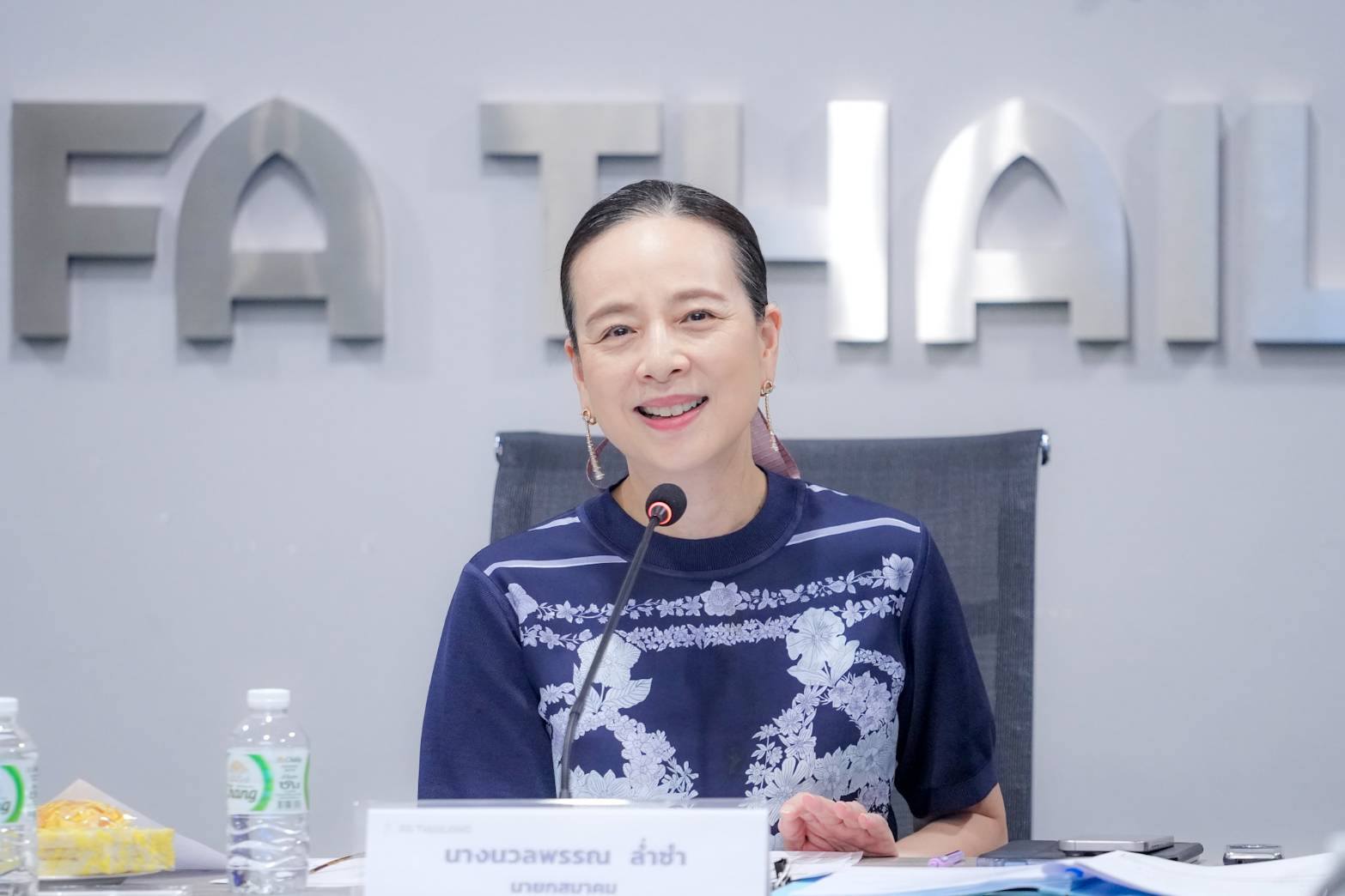 Madam Pang đặt mục tiêu lớn cùng bóng đá Thái Lan ở SEA Games 33. Ảnh: FAT.