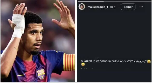 Ảnh bài viết Em trai Araujo "hả hê" khi Barca thua PSG