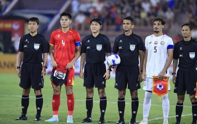 Tổ trọng tài người Hàn Quốc sẽ điều khiển trận đấu giữa Việt Nam và Nepal.