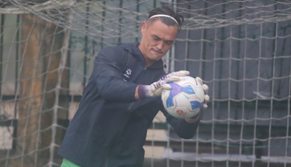 Patrik Lê Giang trong màu áo CA TP.HCM. Ảnh: CLB CA TP.HCM.