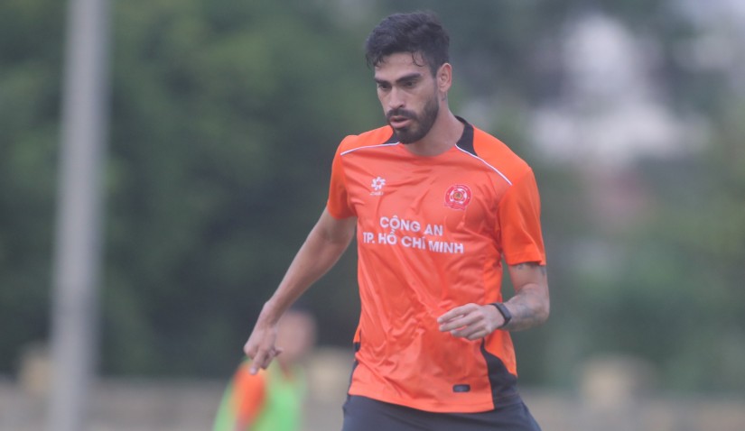 Endrick trong màu áo CA TP.HCM. Ảnh: CLB CA TP.HCM.