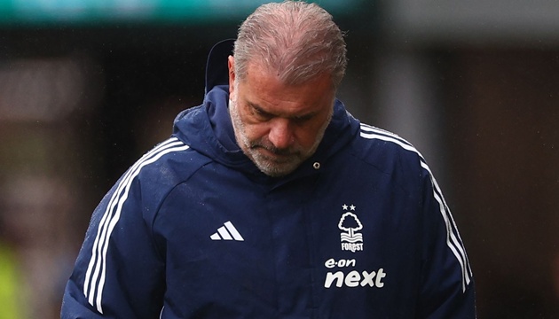 Ange Postecoglou gặp khó tại Nottingham Forest