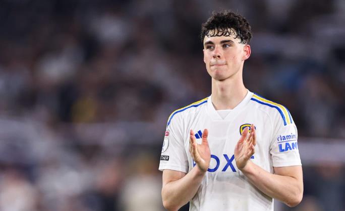 Gray ngày còn ở Leeds United.