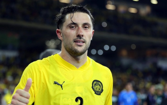 Facundo Garces trong màu áo tuyển Malaysia.