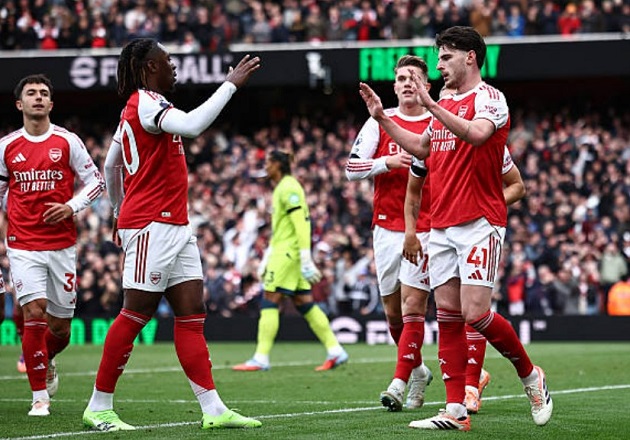 Ảnh bài viết Phản ứng của Declan Rice khi ghi bàn vào lưới đội bóng cũ