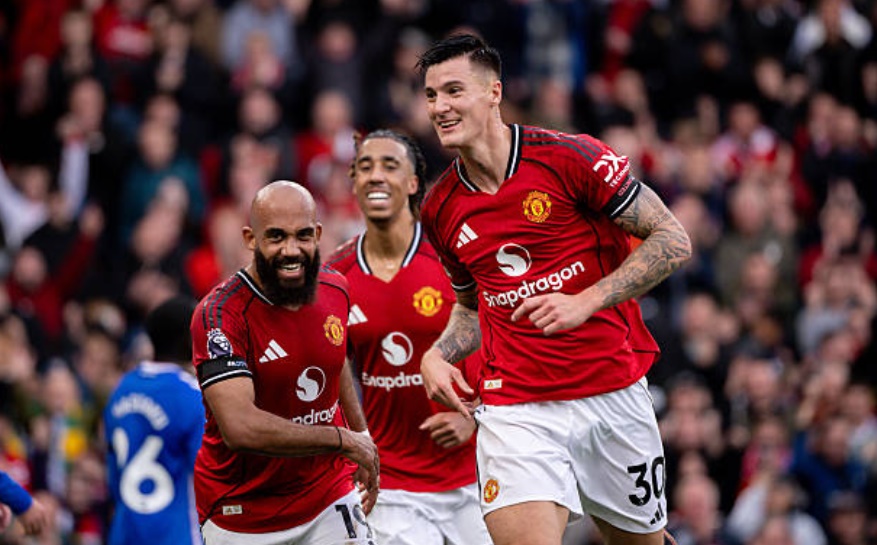 Ảnh bài viết Mount - Sesko tỏa sáng, MU vươn lên nửa trên BXH