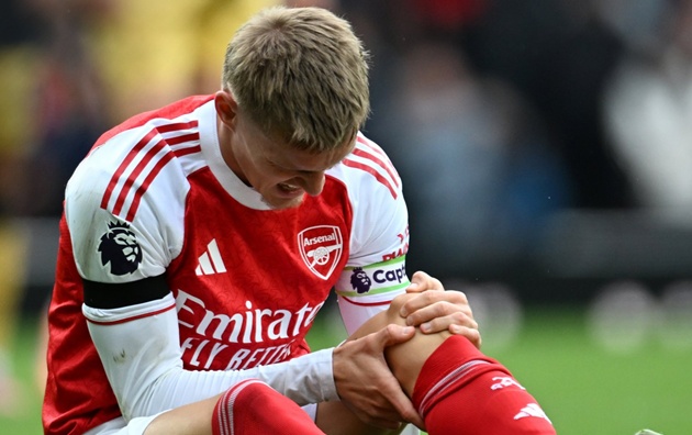 Ảnh bài viết Odegaard tái phát chấn thương, Arsenal lo ngại