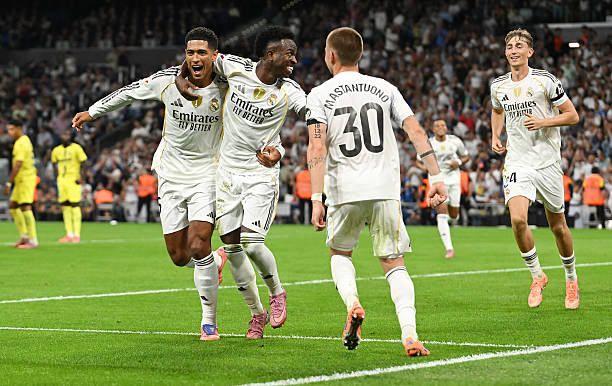 Ảnh bài viết "Song sát" Mbappe - Vinicius bùng nổ, Real trở lại ngôi đầu La Liga