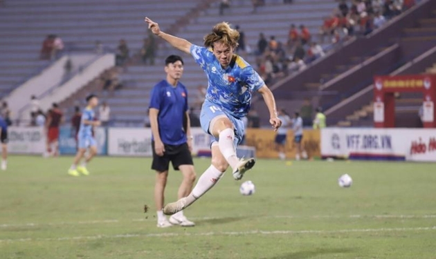 Viktor Lê hội quân muộn với U23 Việt Nam.