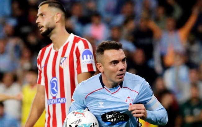 Iago Aspas ghi bàn gỡ hòa cho đội chủ nhà.