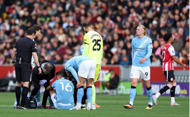 Rodri chấn thương không lâu sau khi trở lại sân cỏ.