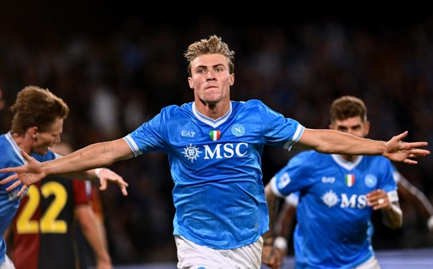 Hojlund đang có phong độ ấn tượng tại Napoli.