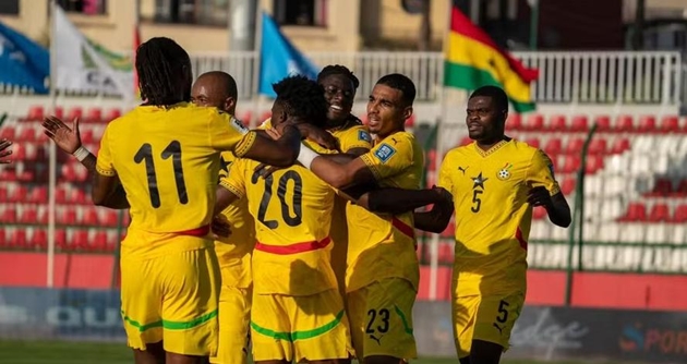 Ghana dễ dàng đánh bại Cộng hòa Trung Phi để dẫn đầu bảng I.