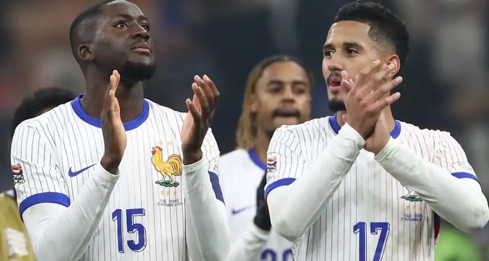 Ảnh bài viết Konate trêu đùa Saliba về giấc mơ vô địch của Arsenal