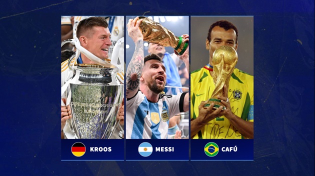 Nhiều cầu thủ xuất sắc đã vô địch cả C1 và World Cup.