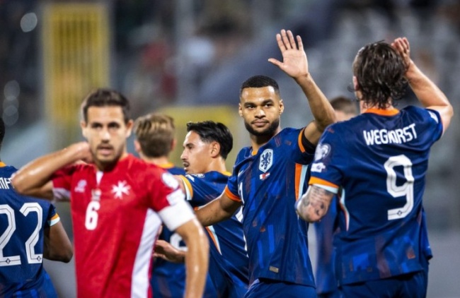 Ảnh bài viết Gakpo lập cú đúp 11m, Hà Lan thắng đậm Malta