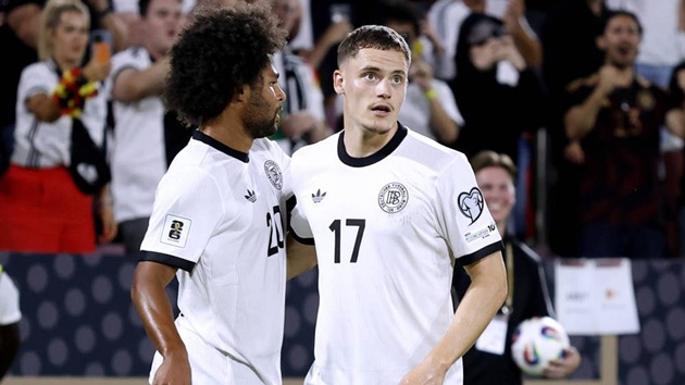 Ảnh bài viết Gnabry đánh giá năng lực của Florian Wirtz