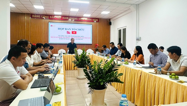 Liên đoàn Bóng đá Việt Nam họp trước trận lượt về gặp Nepal
