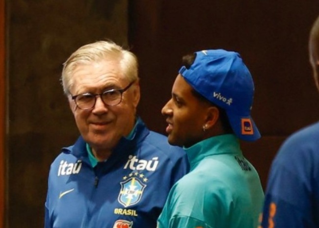 Tuyển Brazil kỳ vọng lớn nơi HLV Ancelotti.