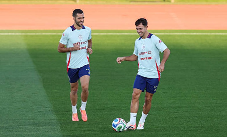 Zubimendi và Merino đều ra sân trong chiến thắng vừa qua của Tây Ban Nha.