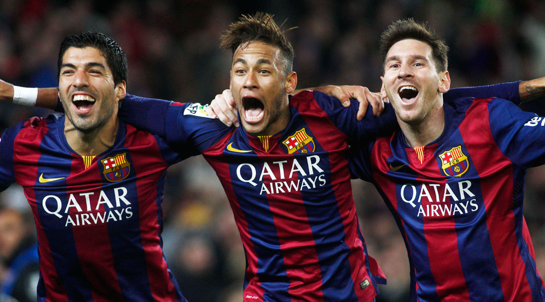 Bộ 3 MNS trứ danh của Barca ngày nào.